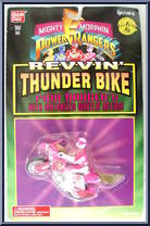 Pink Ranger from Power Rangers Mighty Morphin - Revvin' Thunder Bikes manufactured by Bandai [Front]