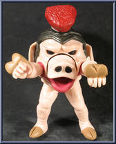 Food-Gobbling Pudgy Pig from Power Rangers Mighty Morphin - Evil Space Aliens - Series 1 manufactured by Bandai [Loose]