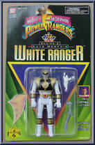 White Ranger (Tommy) from Power Rangers Mighty Morphin - Auto Morphin - Series 2 manufactured by Bandai [Front]