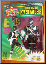 Karate Kickin' Zack (Black Ranger) Action Figure