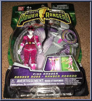 Pink Ranger (Transparent) from Power Rangers Mighty Morphin - 2010 - Basic Series manufactured by Bandai [Front]