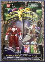 Red Ranger (Transparent) from Power Rangers Mighty Morphin - 2010 - Basic Series manufactured by Bandai [Front]