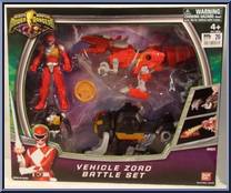 Vehicle Zord Battle Set from Power Rangers Mighty Morphin - 2010 - Basic Series manufactured by Bandai [Front]