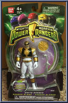 White Ranger from Power Rangers Mighty Morphin - 2010 - Basic Series manufactured by Bandai [Front]