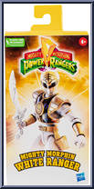 Mighty Morphin White Ranger from Power Rangers Mighty Morphin - 2023 - Basic Series manufactured by Hasbro [Front]