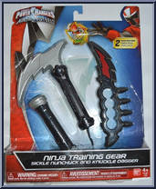 Sickle Nunchuck and Knuckle Dagger (Ninja Training Gear) from Power Rangers Ninja Steel - Role Play manufactured by Bandai [Front]
