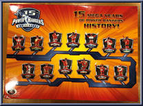 Epic Red Rangers Set 1 from Power Rangers Operation Overdrive - 15th Anniversary manufactured by Bandai [Back]