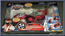 Racing Performance Ranger Red Cycle from Power Rangers RPM - Cycles manufactured by Bandai [Front]