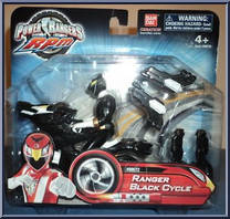 Ranger Black Cycle from Power Rangers RPM - Cycles manufactured by Bandai [Front]