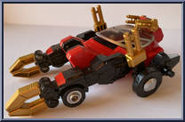 Samurai Transporter from Power Rangers Samurai - Morphin Vehicles manufactured by Bandai [Loose]