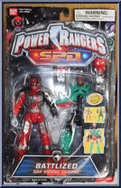 Red Battlized Power Ranger (Alien Armor) from Power Rangers SPD - Battlized manufactured by Bandai [Front]