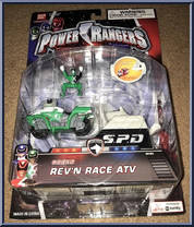 Green Rev N Race ATV from Power Rangers SPD - Rev N Race manufactured by Bandai [Front]