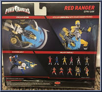 Red Ranger Spin Saw from Power Rangers Super Ninja Steel - Basic Series manufactured by Bandai [Back]