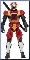 Red Ranger (Lion Fire Armor) from Power Rangers Super Ninja Steel - Action Heroes manufactured by Bandai [Loose]