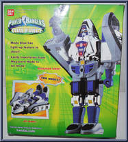 Time Force Megazord Mode Blue from Power Rangers Time Force - Zords manufactured by Bandai [Back]