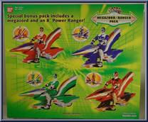 Megazord / Ranger Pack (Blue) from Power Rangers Time Force - Mega Packs manufactured by Bandai [Back]