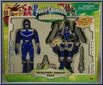 Megazord / Ranger Pack (Blue) from Power Rangers Time Force - Mega Packs manufactured by Bandai [Front]