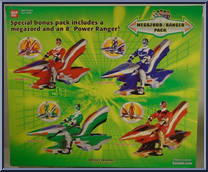 Megazord / Ranger Pack (Red) from Power Rangers Time Force - Mega Packs manufactured by Bandai [Back]