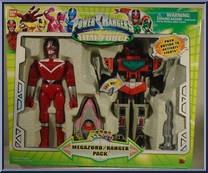 Megazord / Ranger Pack (Red) from Power Rangers Time Force - Mega Packs manufactured by Bandai [Front]