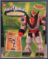 Quantasaurus Rex Megazord from Power Rangers Time Force - Zords manufactured by Bandai [Back]