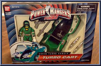 Green Turbo Ranger from Power Rangers Turbo - Turbo Carts manufactured by Bandai [Front]