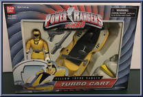 Yellow Turbo Ranger from Power Rangers Turbo - Turbo Carts manufactured by Bandai [Front]