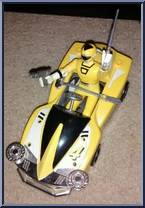 Yellow Turbo Ranger from Power Rangers Turbo - Turbo Carts manufactured by Bandai [Loose]