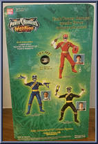 Black Talking Wild Warrior Power Ranger from Power Rangers Wild Force - Talking Warrior manufactured by Bandai [Back]