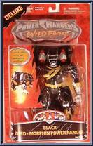 Black Zord-Morphin Power Ranger (bison) from Power Rangers Wild Force - Zord-Morphin manufactured by Bandai [Front]