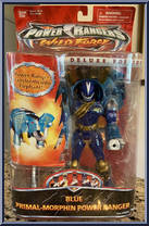 Blue Primal-Morphin Power Ranger (elephant) from Power Rangers Wild Force - Zord-Morphin manufactured by Bandai [Front]