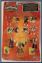 Red Zord-Morphin Power Ranger (lion) from Power Rangers Wild Force - Zord-Morphin manufactured by Bandai [Back]