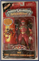 Red Zord-Morphin Power Ranger (lion) from Power Rangers Wild Force - Zord-Morphin manufactured by Bandai [Front]