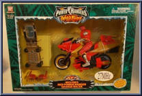 Wild Force Red Power Ranger Savage Racer from Power Rangers Wild Force - Remote Control manufactured by Bandai [Front]