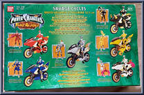 Yellow Savage Cycle from Power Rangers Wild Force - Cycles manufactured by Bandai [Back]