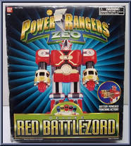 Red Battlezord (Battery Powered Punching Action) from Power Rangers Zeo - Deluxe Zords manufactured by Bandai [Front]