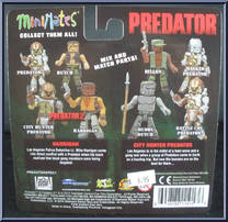 Harrigan / City Hunter Predator from Predator - Minimates - Wave 1 manufactured by Diamond Select [Back]