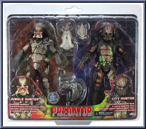 Battle Damaged Predators (Jungle Hunter / City Hunter) from Predators - Exclusives manufactured by Neca [Front]