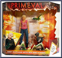 Abby Maitland / Rex / Dodo from Primeval - Series 1 manufactured by Character Options [Front]