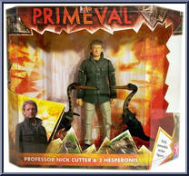 Professor Nick Cutter / 2 Hesperonis from Primeval - Series 1 manufactured by Character Options [Front]