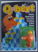 Q*bert pitches a Qrazy Qurveball Action Figure