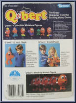 Qross Qountry Q*bert from Q*bert - Basic Series manufactured by Kenner [Back]