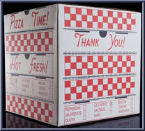 Pizza Box Set from Q-Fig - TMNT manufactured by Quantum Mechanix [Front]