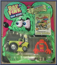 Junkyard Kid in his Clod Hopper from Rat Fink - Rad Rods manufactured by Kenner [Front]