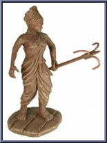Wooden Woman Action Figure