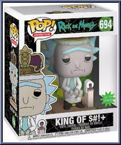 King of S#!+ (with Sound) from Rick and Morty - Pop! Vinyl Figures manufactured by Funko [Front]