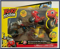 Maxwell & the Bike Buddies from Ricky Zoom - Basic Series manufactured by Tomy [Front]