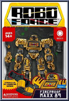 Fireproof Maxx 89 from Robo Force - Wave 1 manufactured by Nacelle Company [Front]