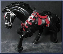 Dark Rider Talpa from Ronin Warriors - Horse and Rider manufactured by Playmates [Loose]