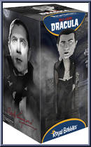 Bela Legosi (Dracula) (Black and White) from Royal Bobbles - Basic Series manufactured by Royal Bobbles [Front]