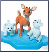 Rudolph (Polar Bear Cubs) from Rudolph - Series 2 manufactured by Forever Fun [Loose]